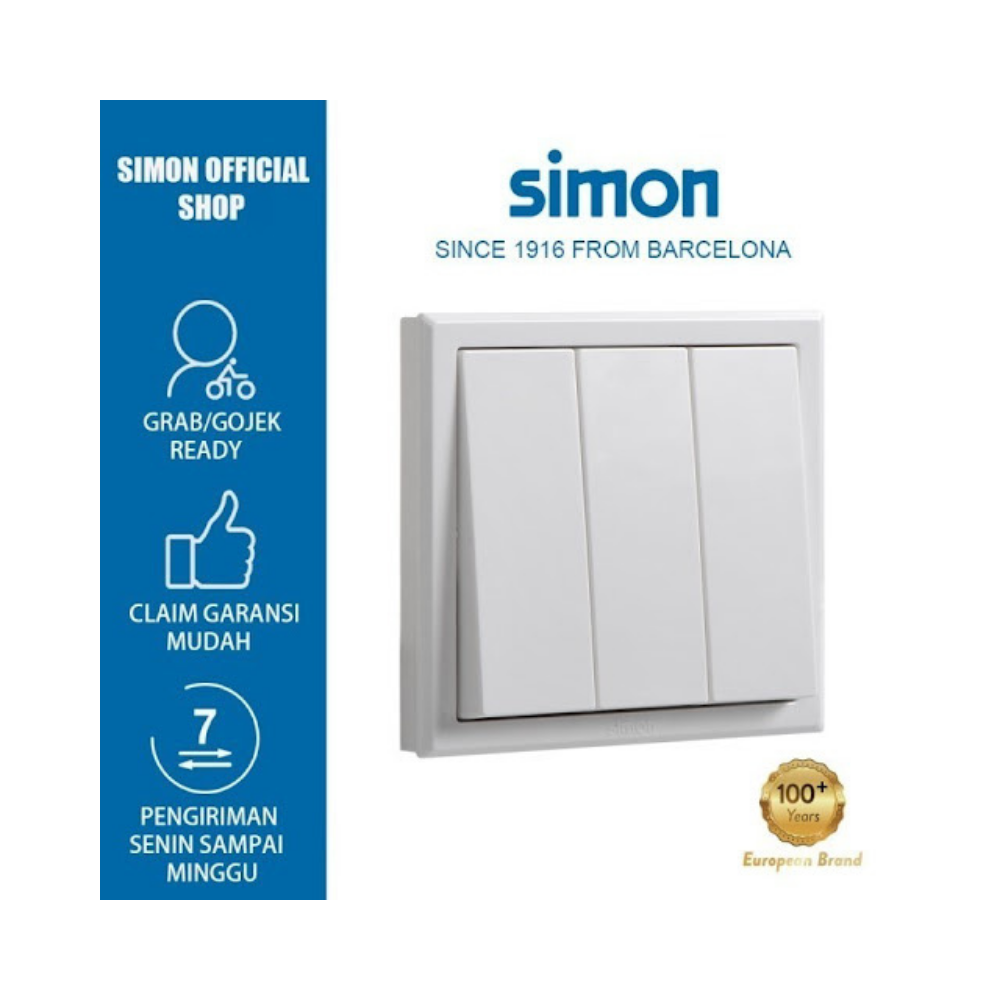 SIMON TRIPLE SWITCH (SIDED BOX)