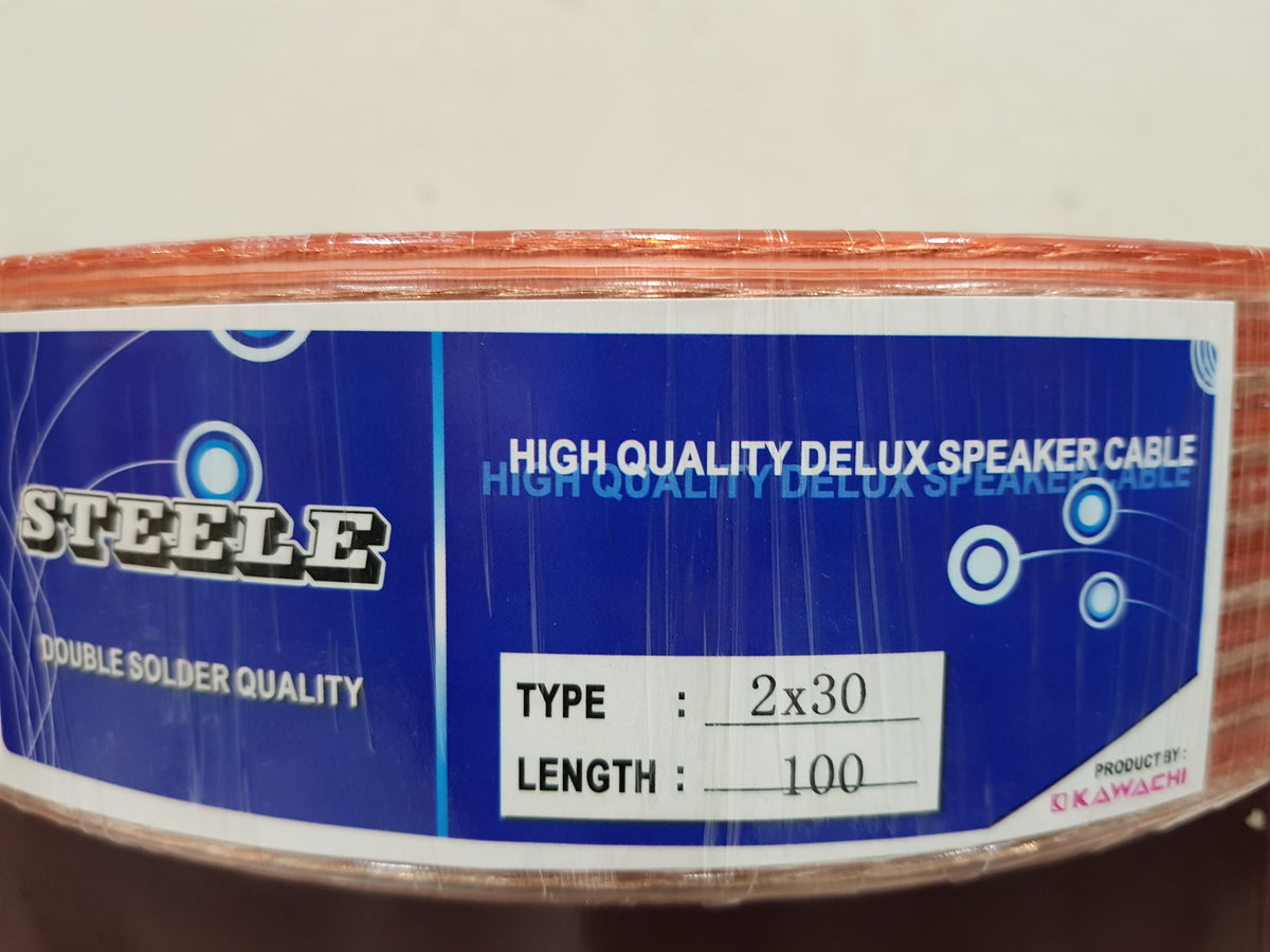 TRANS STEELE CABLE 100M 2X30