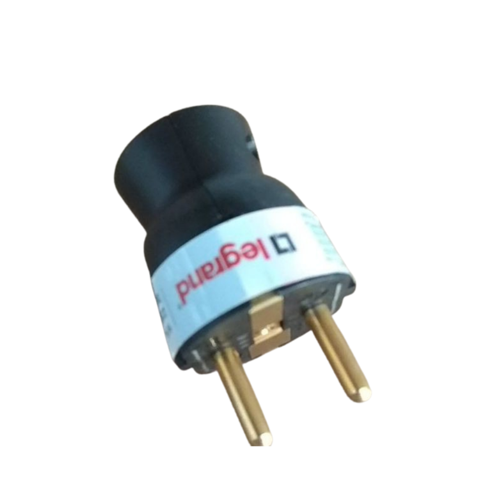 LEGRAND GROUND PLUG BLACK/WHITE