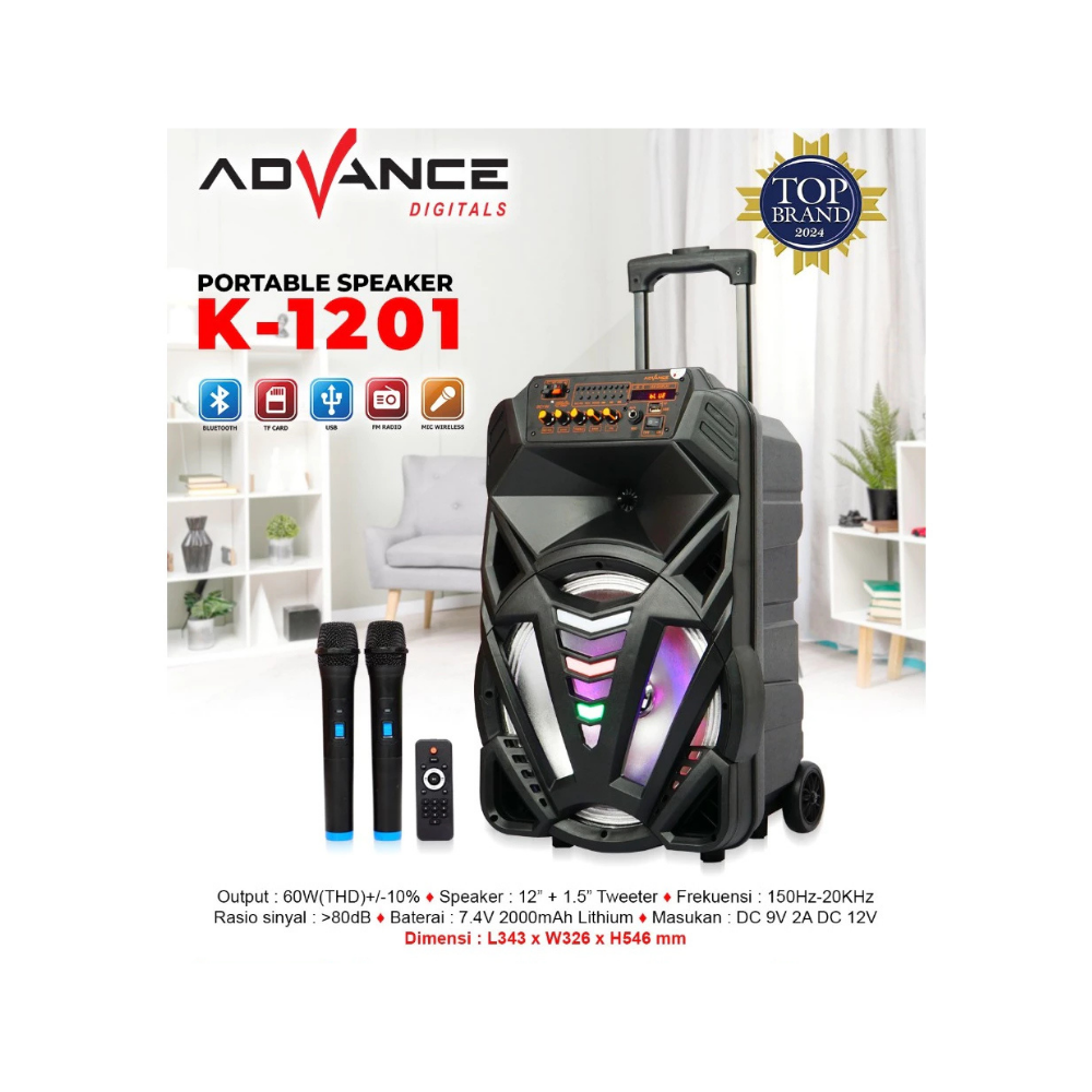 SPEKER TROLI ADVANCE 12 (K1201 NEW)