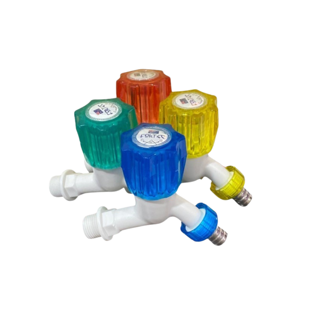 PVC FAUCET 1/2 FORTEC KRISTAL (COLOR/GARDEN)