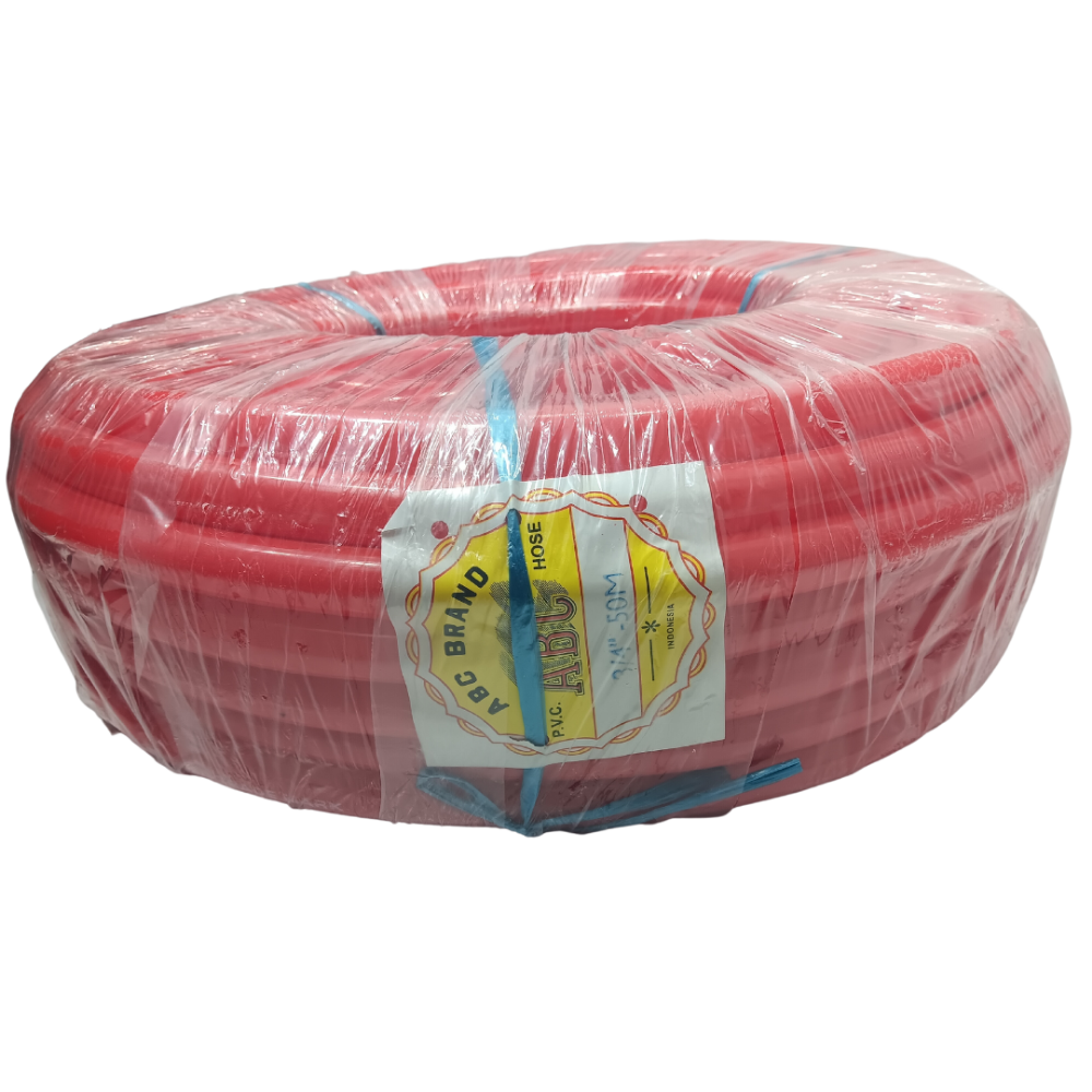 ABC 3/4 WATER HOSE (LARGE RED)