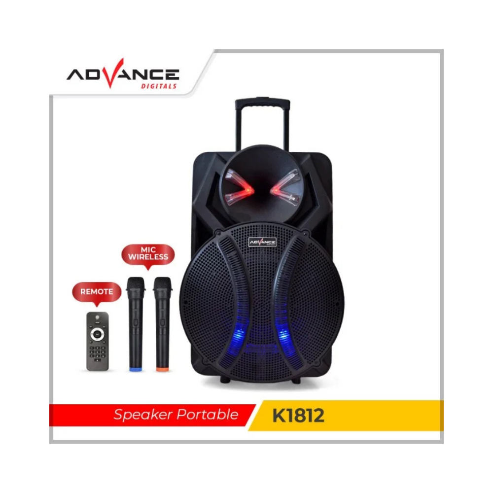 ADVANCE 18 TROLLEY SPEAKER (K1812/2MIC)