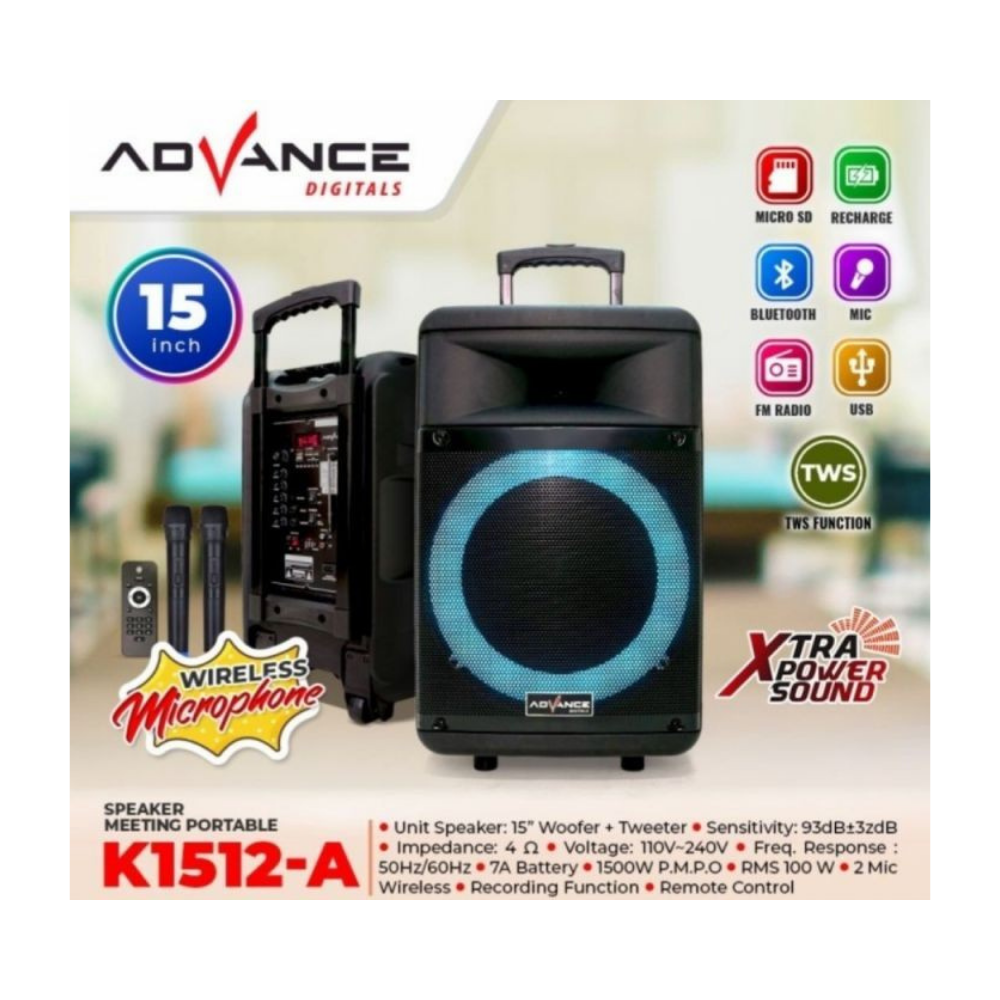 ADVANCE 15 TROLLEY SPEAKER (K1512) (K1512A)