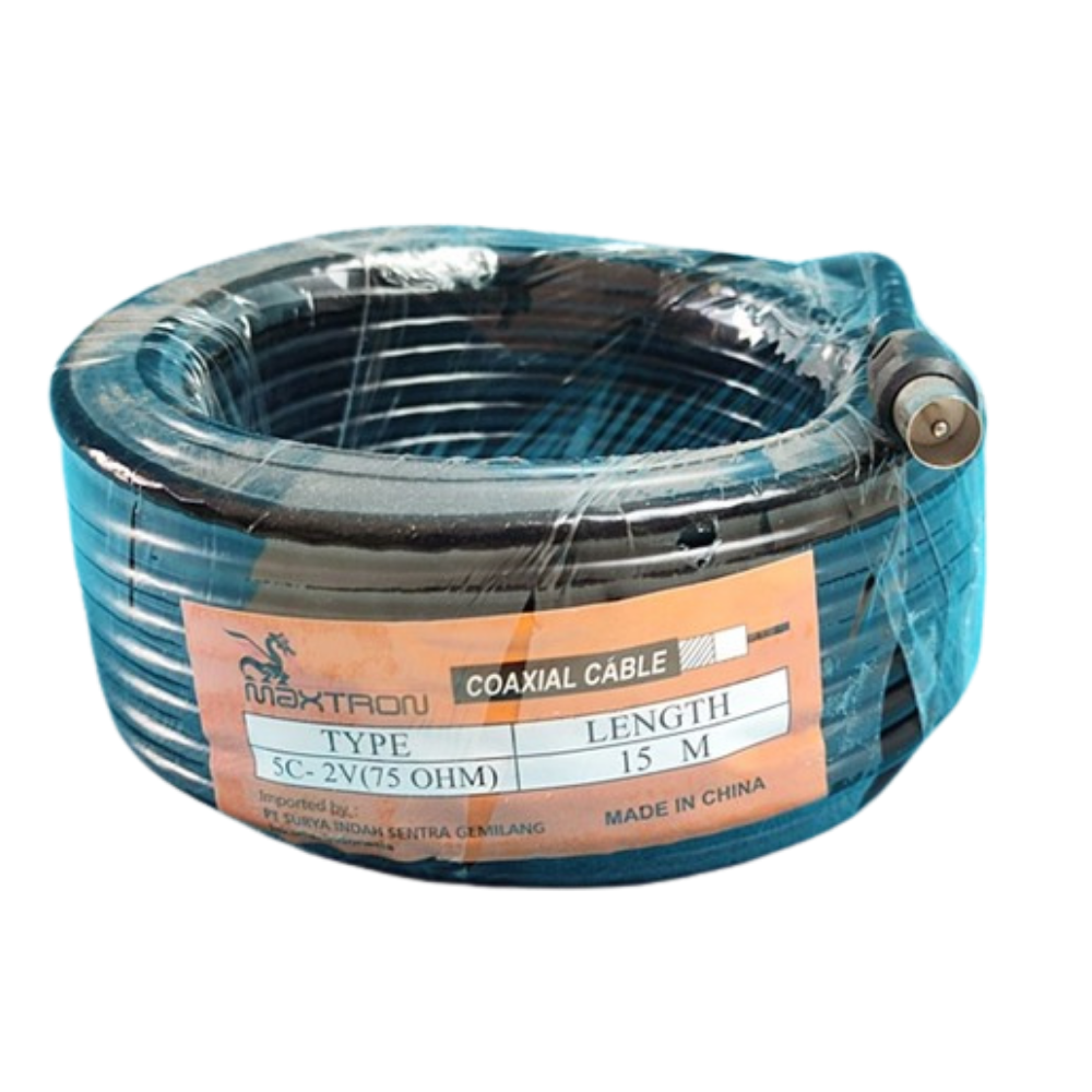 15 MAXTRON/STEELE ANTENNA CABLE + CONECTOR