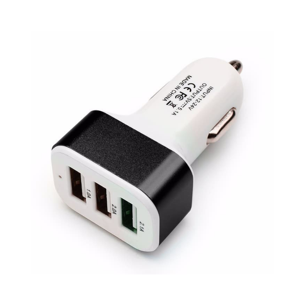 CAR ADAPTOR/CHARGER (3USB)