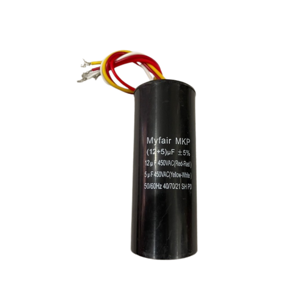 ROUND CAPACITOR 12UF+5UF