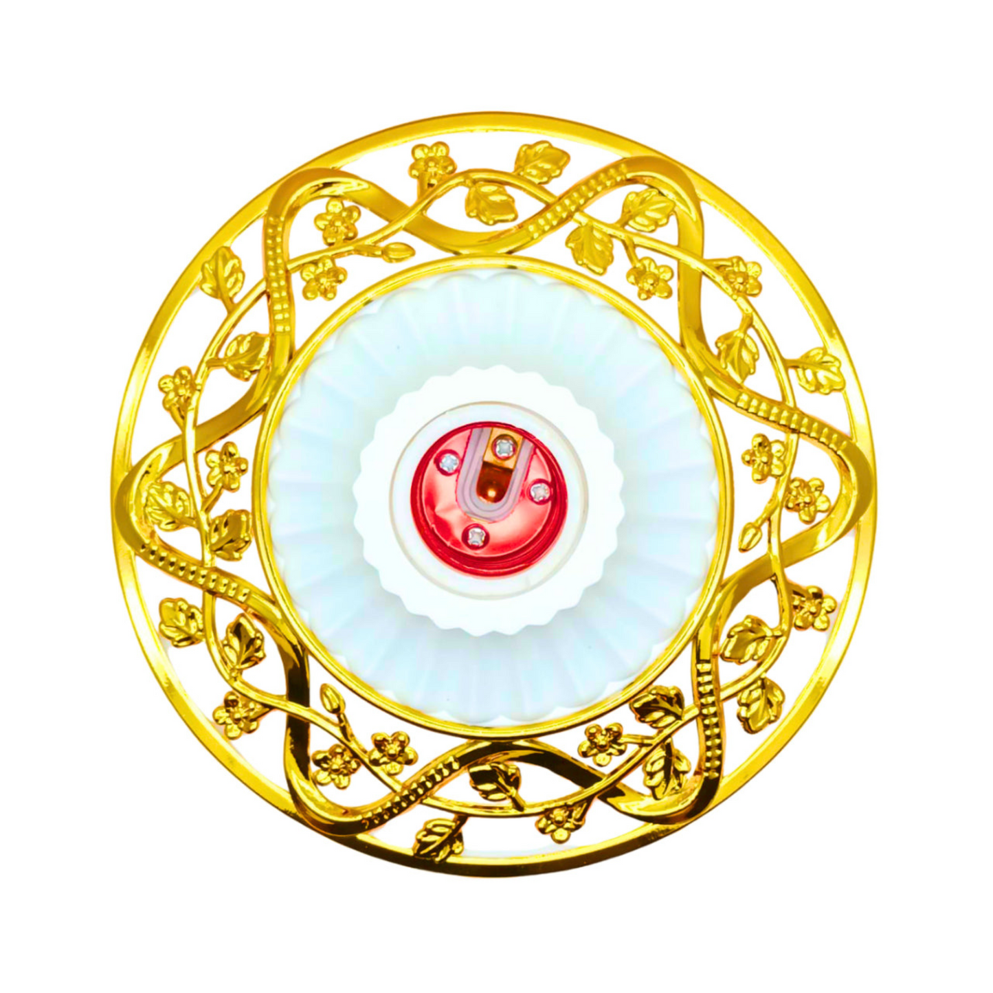 FITTING PLAFON KAWACHI 01/02(GOLD/SILVER) - EMAS 01