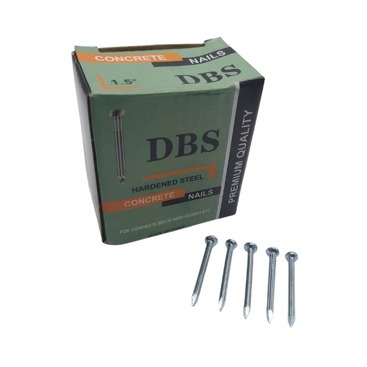 WHITE CONCRETE NAIL 1.5