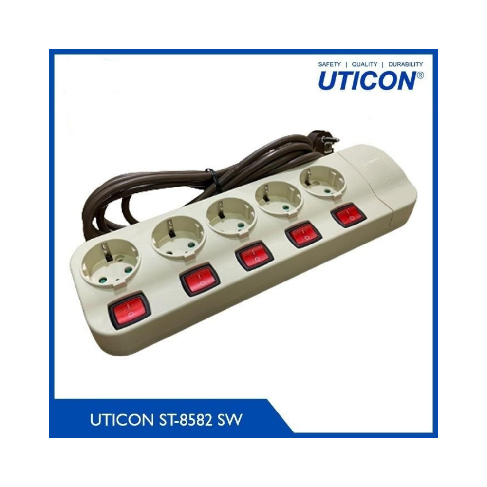 STOP 5LBG+3M EACH SWITCH UTICON ST8582SW