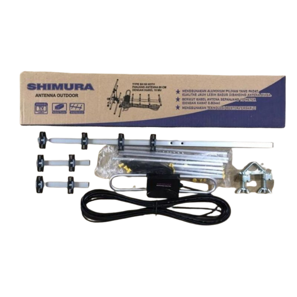 SHIMURA SH60HDTV ANTENNA (+10M CABLE)