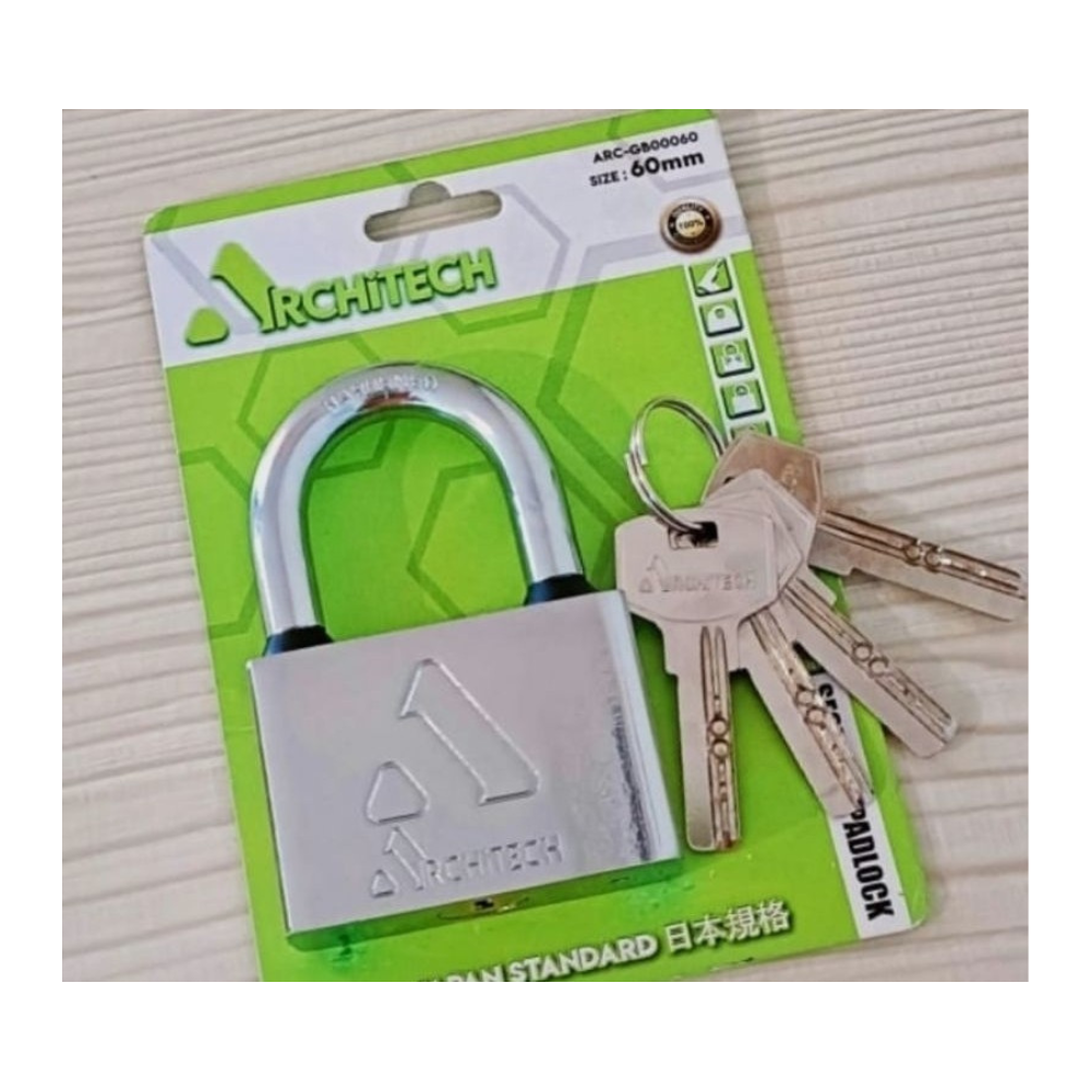 ARCHITECH 60 SHORT PADDLE LOCK (PER)