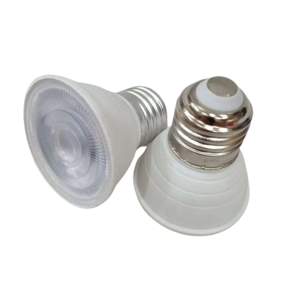 KWC PAR 7W E27 WHITE SPOTLIGHT BULBS