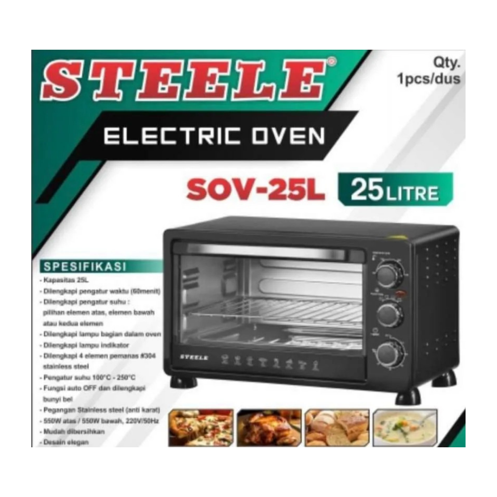 25L Steel Oven