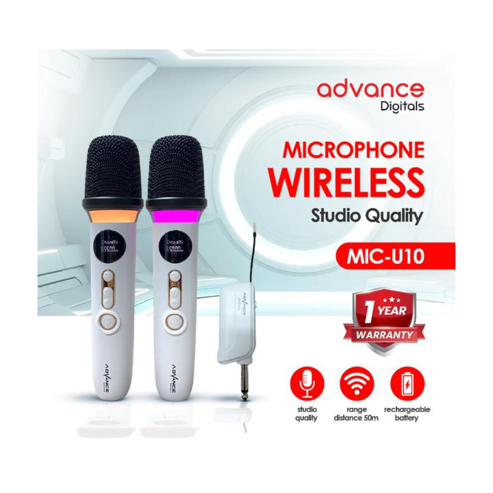 MIC WIRELESS ADVANCE U10 (2 MIC)