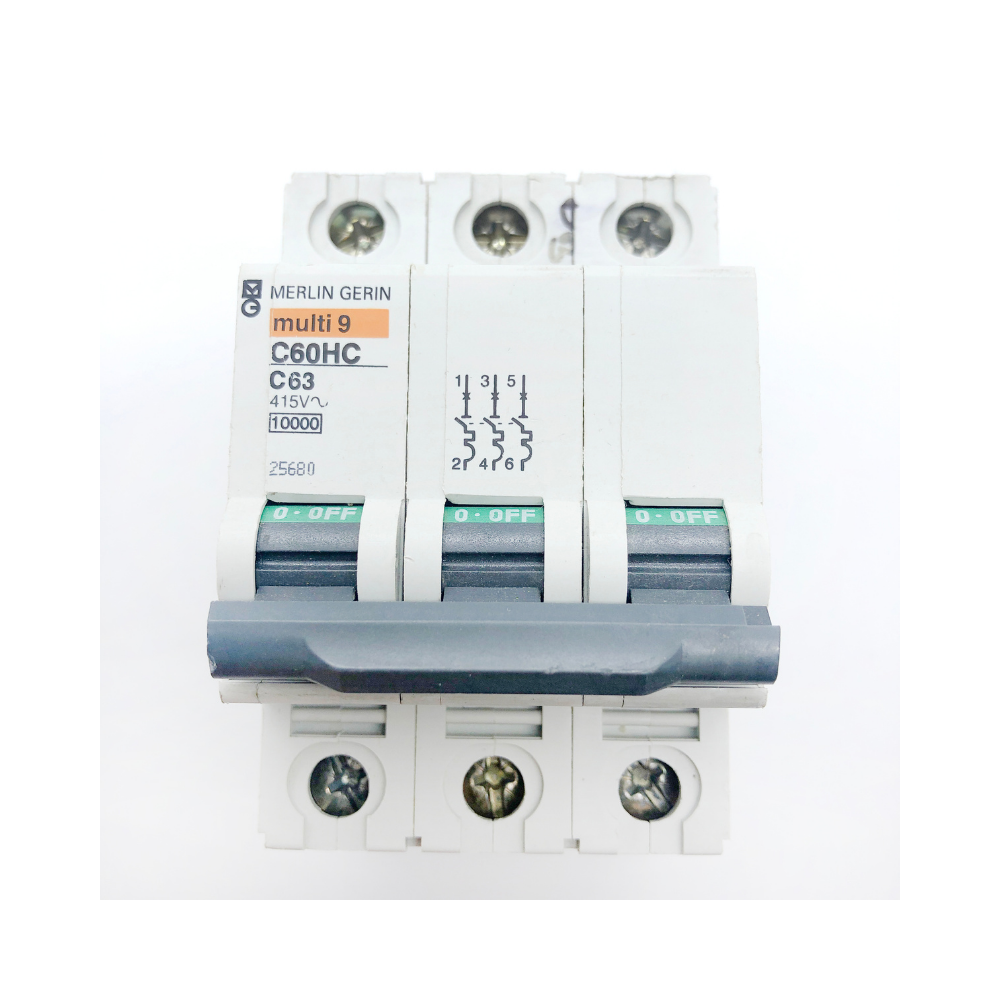MCB 3 Pole Merlin Gerin 63A