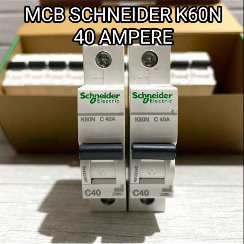 MCB MERLIN GERIN 40A (BLACK)