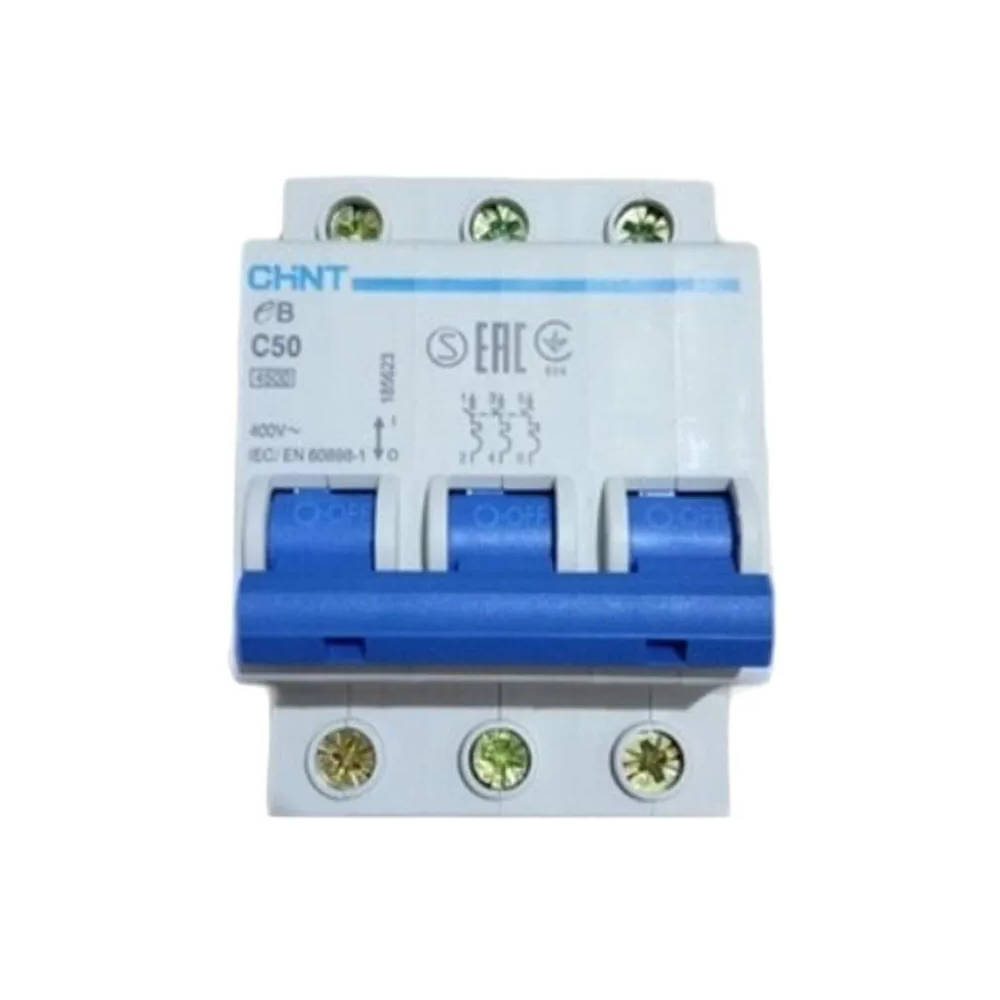 MCB 3 Pole Chint 50A