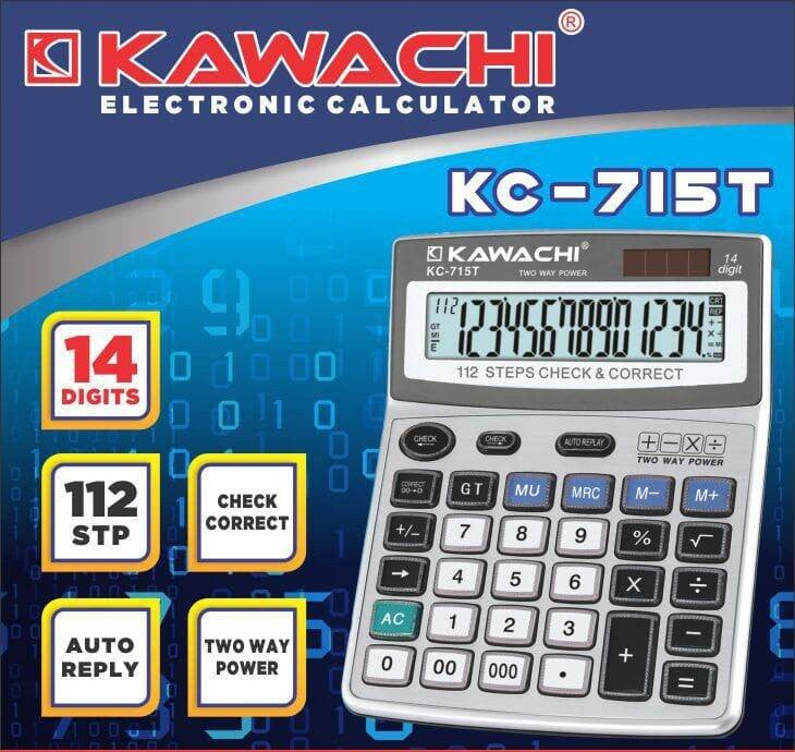 KAWACHI KC715T CALCULATOR (14 DIGIT)