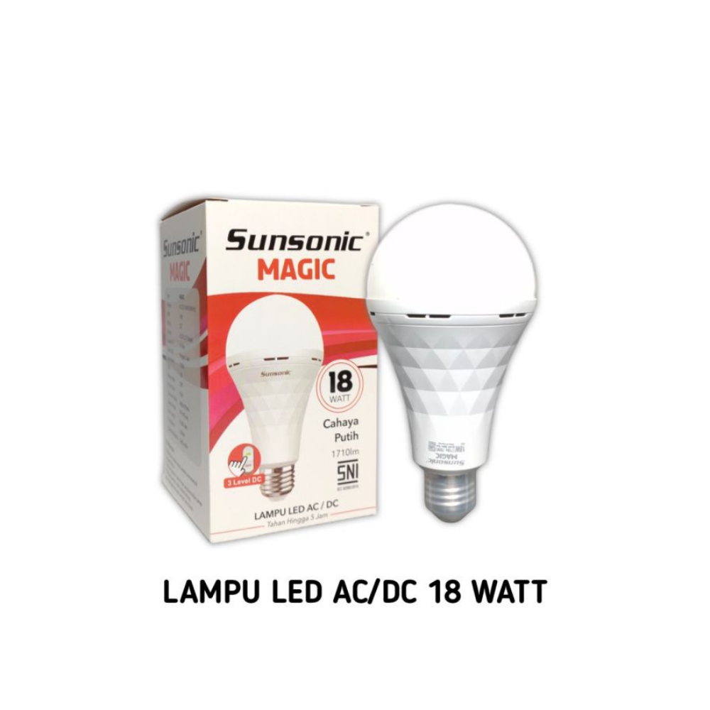 SUNSONIC 18W AC/DC BULBS