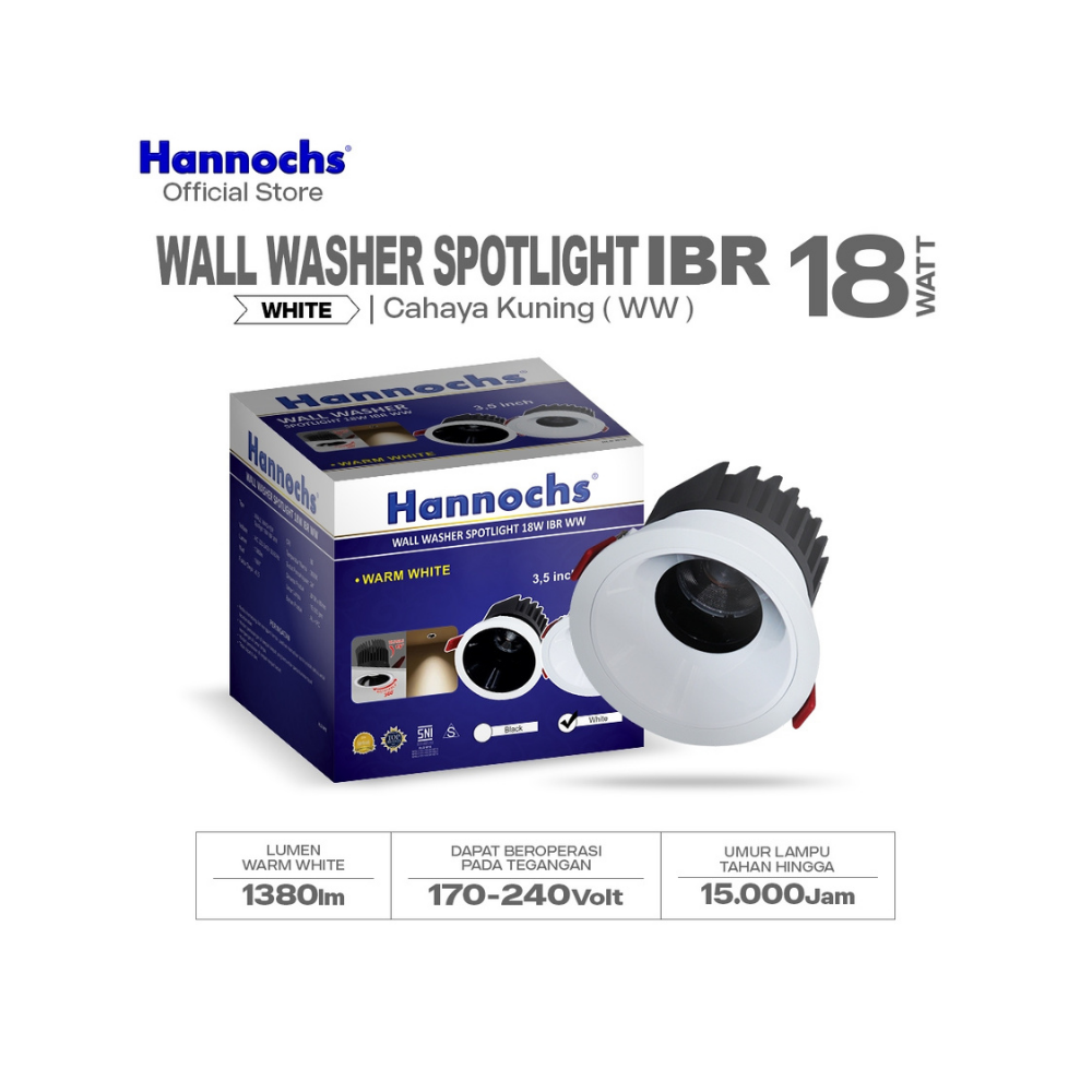 DOWNLIGHT WALL WASHER 18W ROUND WW