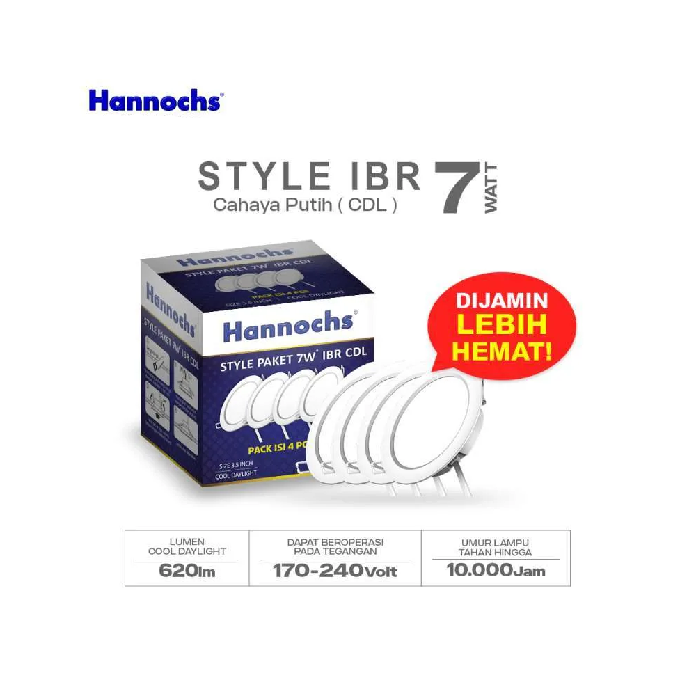 HANCH STYLE (4PCS/BULAT) 7W