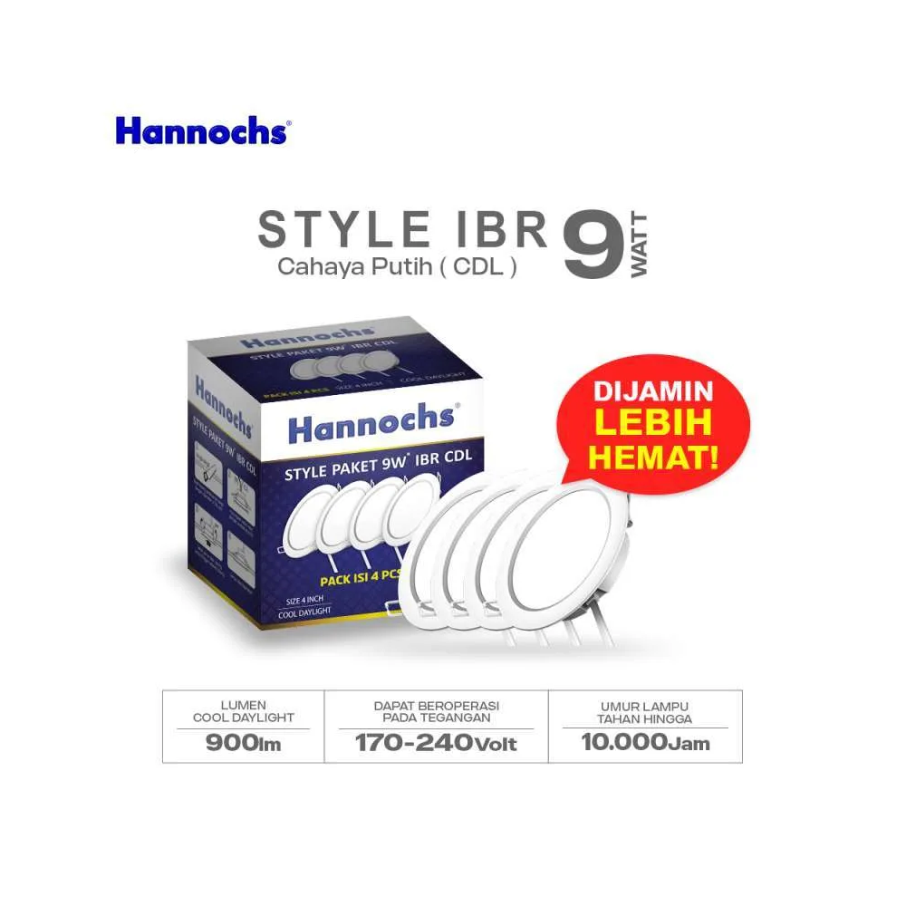 HANCH STYLE (4PCS/BULAT) 9W