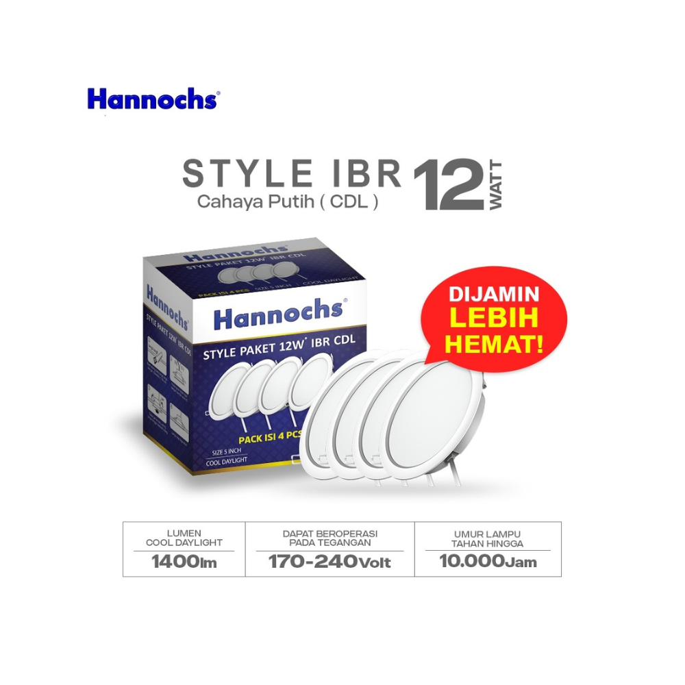HANCH STYLE (4PCS/BULAT) 12W