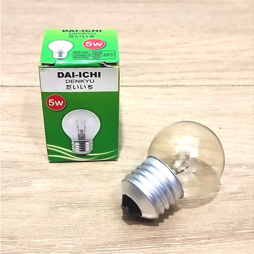 CLEAR 5W DAIICHI GLOWING BALL/PING PONG BALL
