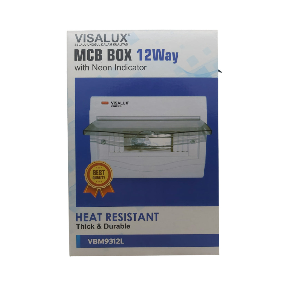 BOX MCB VISALUX 12GROUP (+LAMPU)