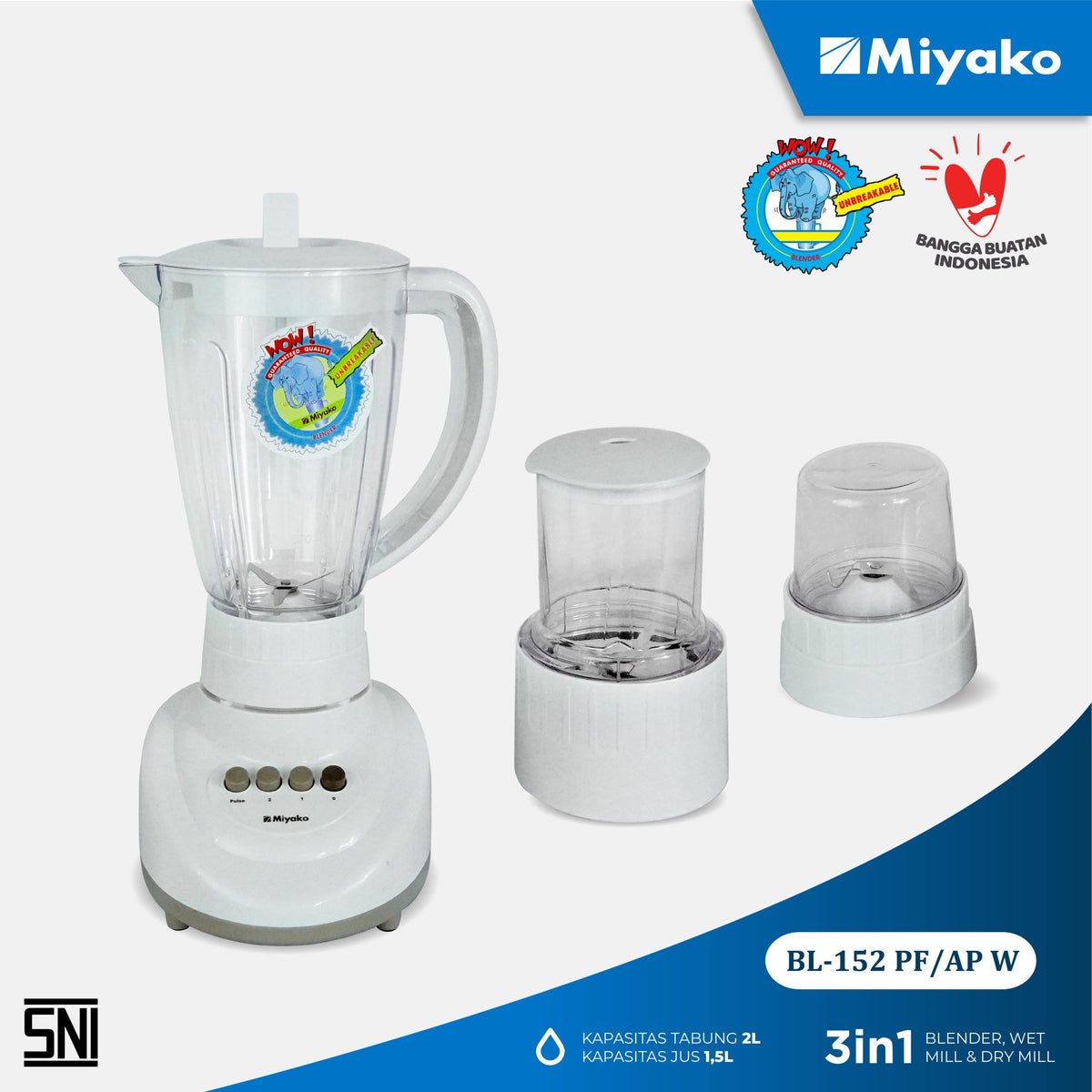 MIYAKO BLENDER 152PFAP WHITE