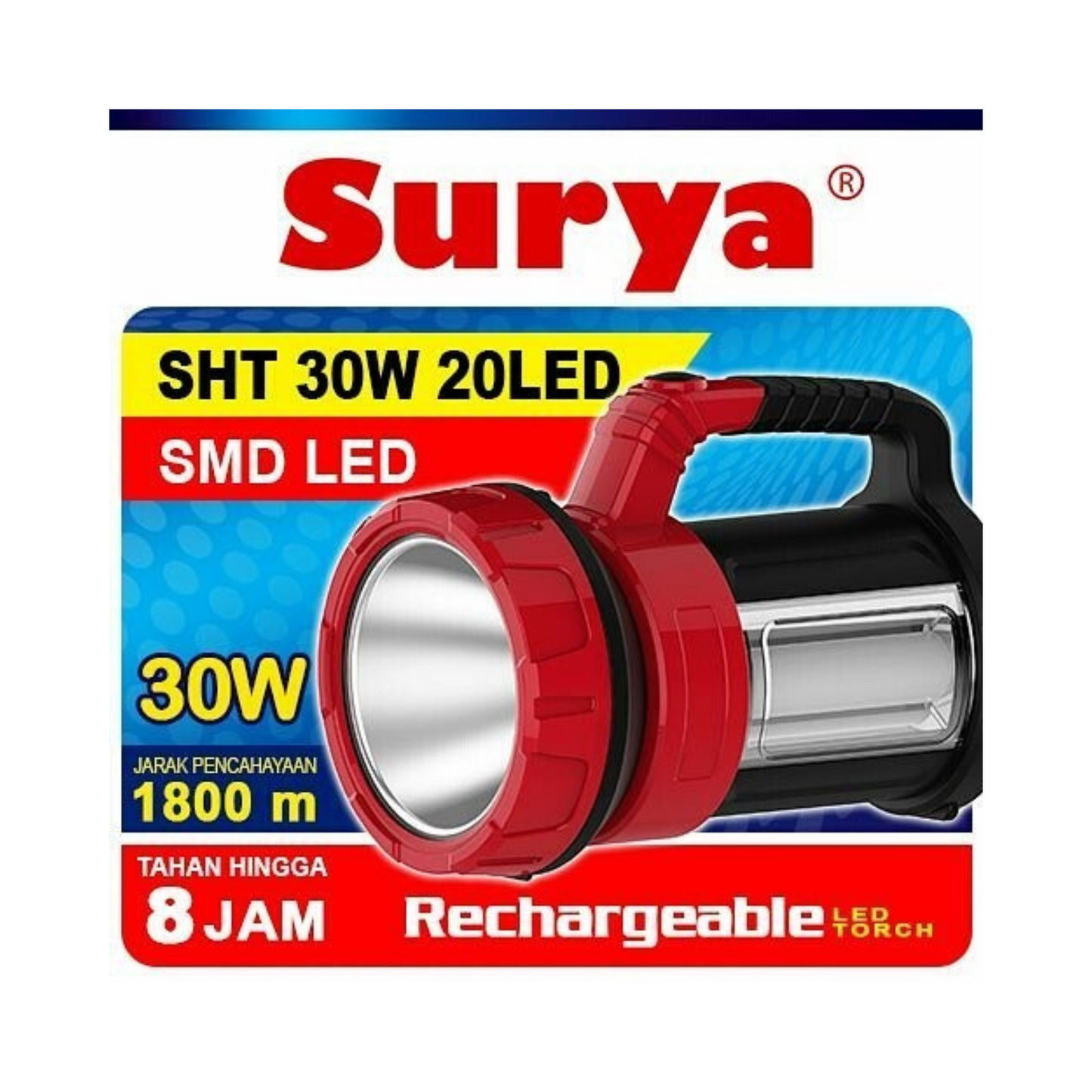 SENTER TENTENG SURYA SHT30W+20LED