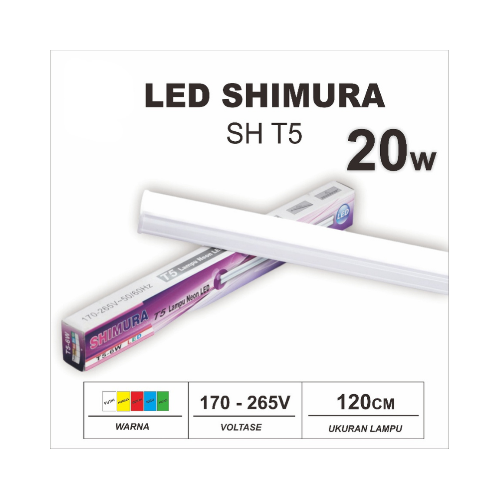 SHIMURA T5 LAMP 20W WHITE