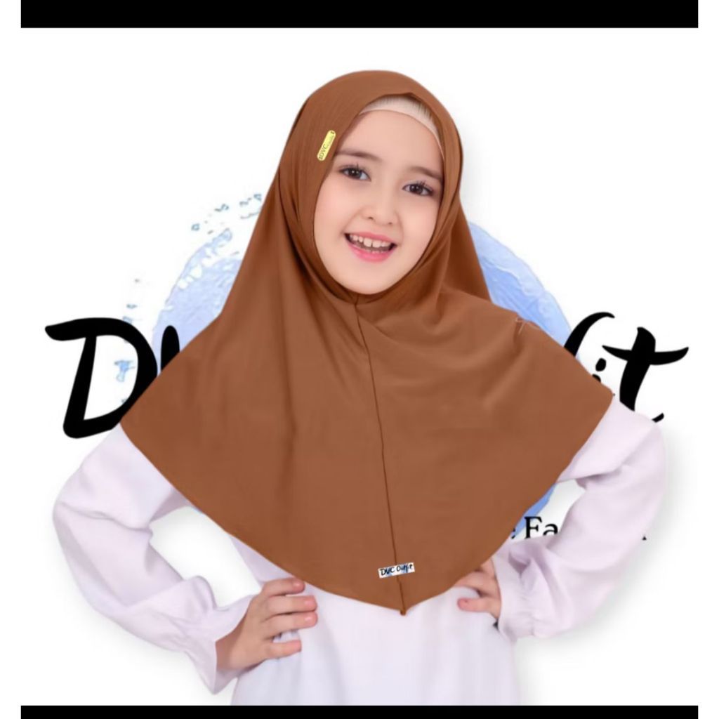 MAUDIE HIJAB INSTAN ANAK JERSEY PREMIUM (ISI 3 PCS)
