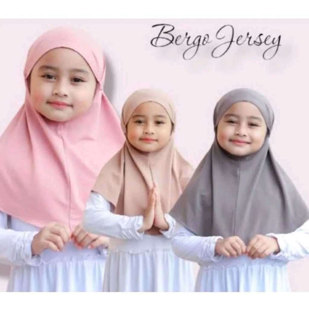 HIJAB BERGO ANAK INSTAN PREMIUM (ISI 3 PCS)