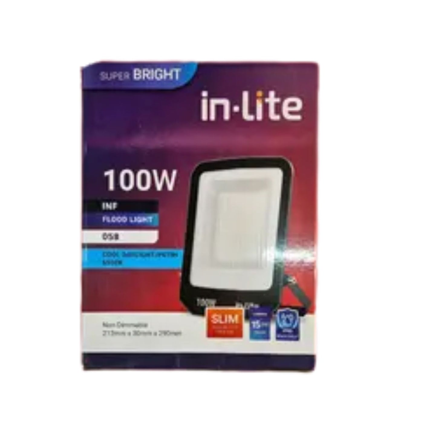LAMPU SOROT FLOOD LIGHT IN LITE 100W (058)