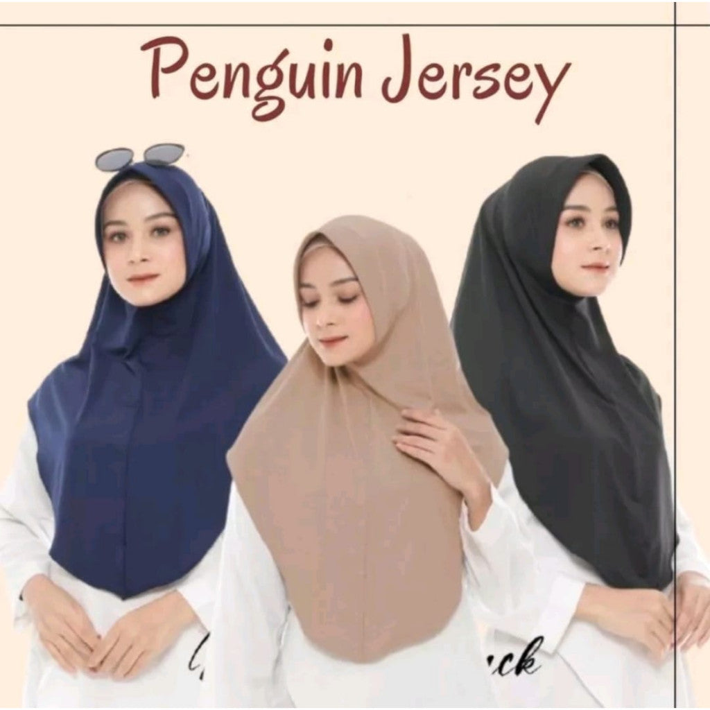 HIJAB BERGO HAMIDAH JERSEY (ISI 3 PCS)