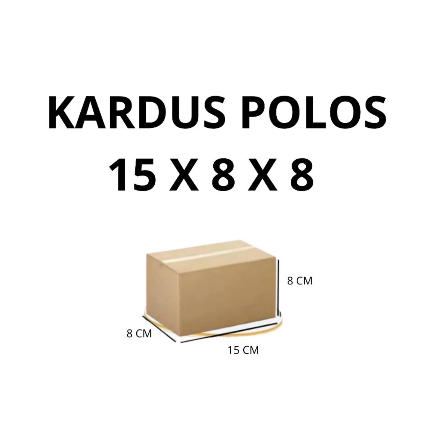 SINGLE WALL PACKING BOX (M125X3) 15X8X8