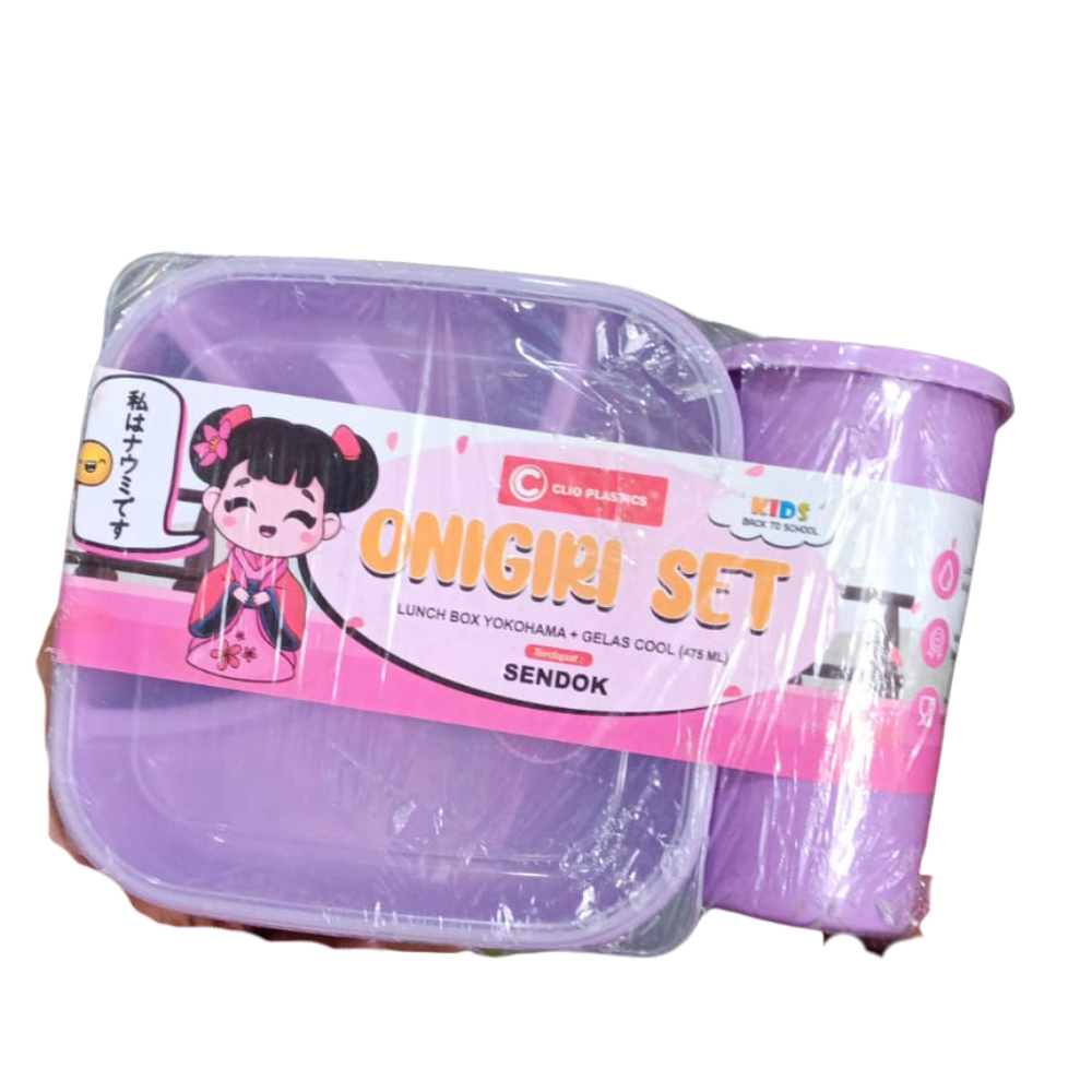 TEMPAT MAKAN ONIGIRI SET 475 ML