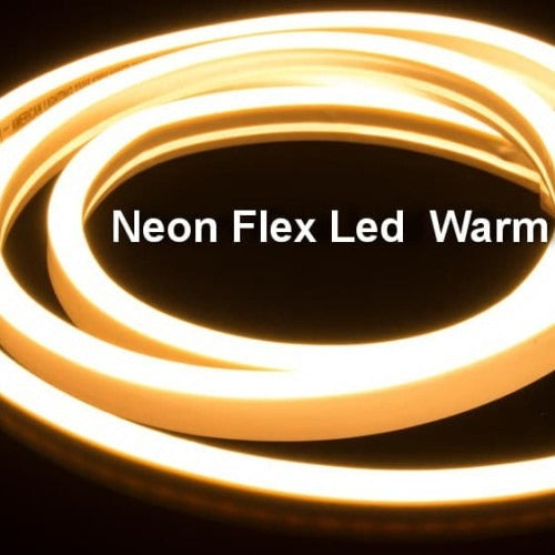 LAMPU NEON FLEX LED SELANG FLEXIBLE SIGN STRIP FLEKSIBEL WW 50M