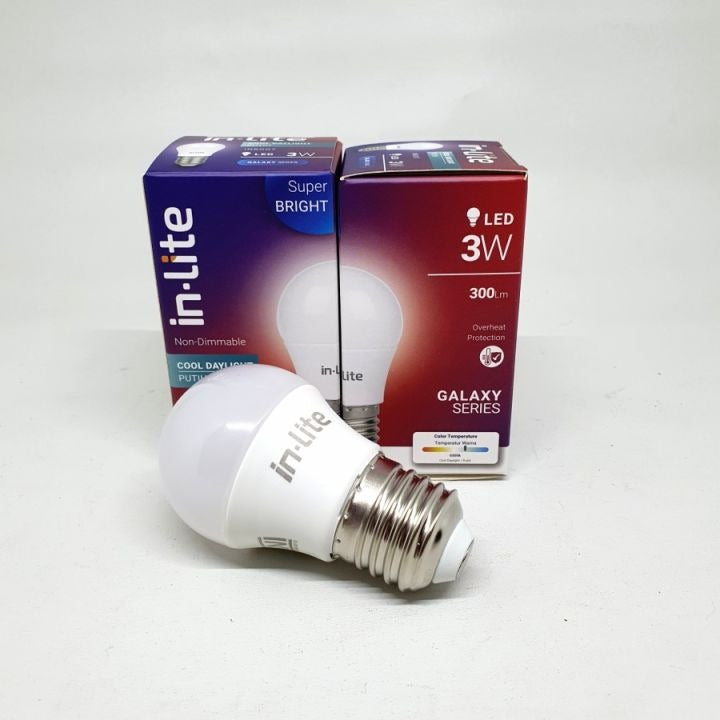 BOLA BULB LIGHT IN-LITE 3W (INB007)