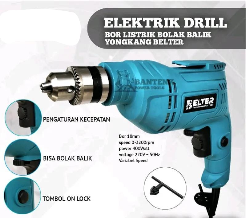 BOR LISTRIK BELTER 10MM