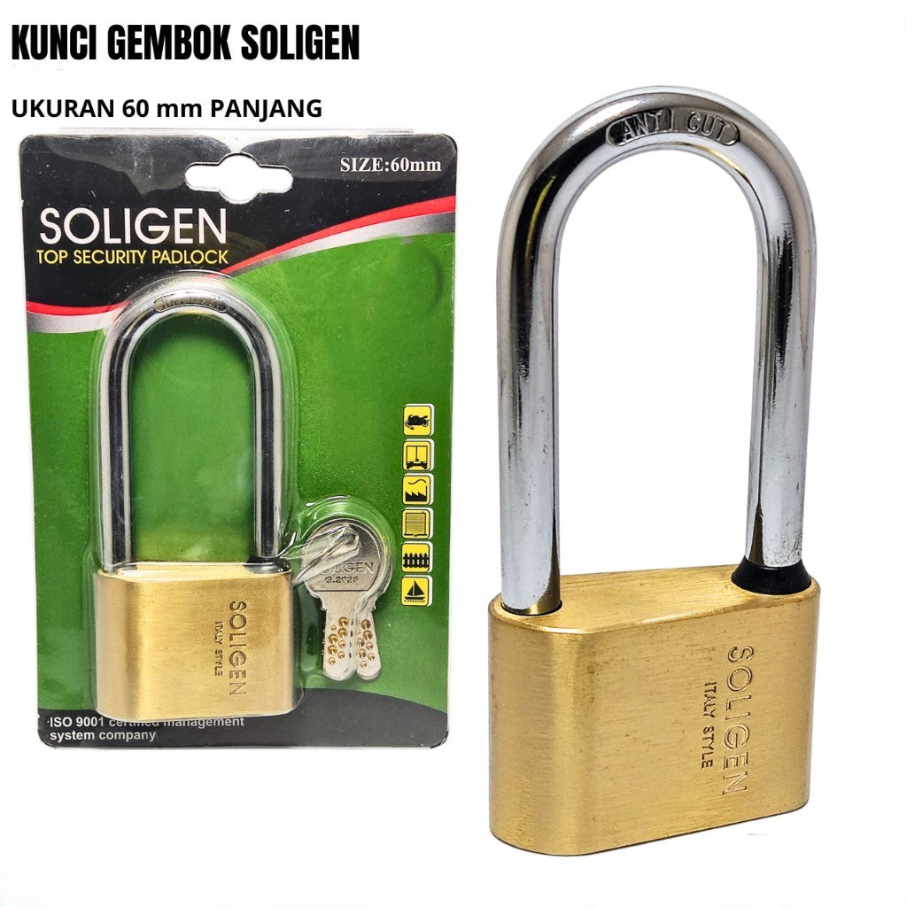 SOLIGEN PADLOCK 60 MM LONG