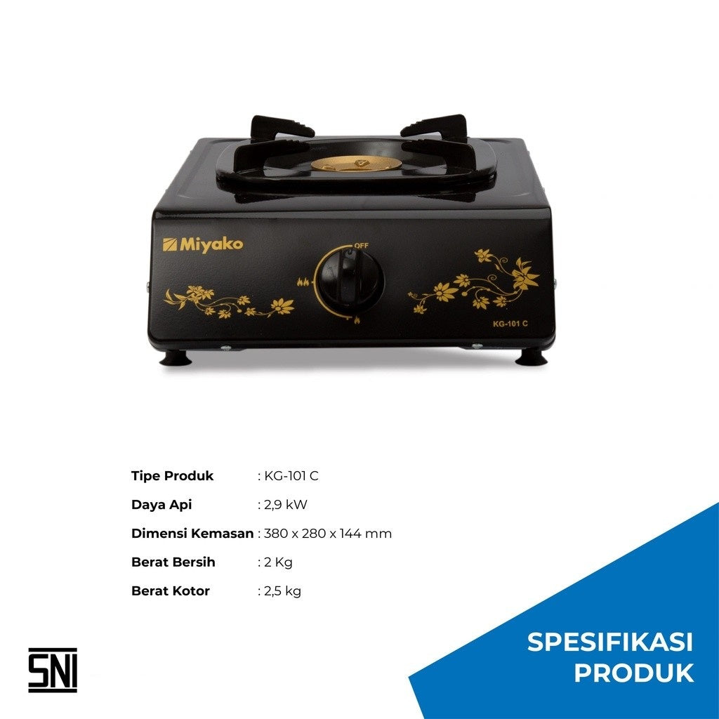 MIYAKO 101C/11C 1-BURNER STOVE