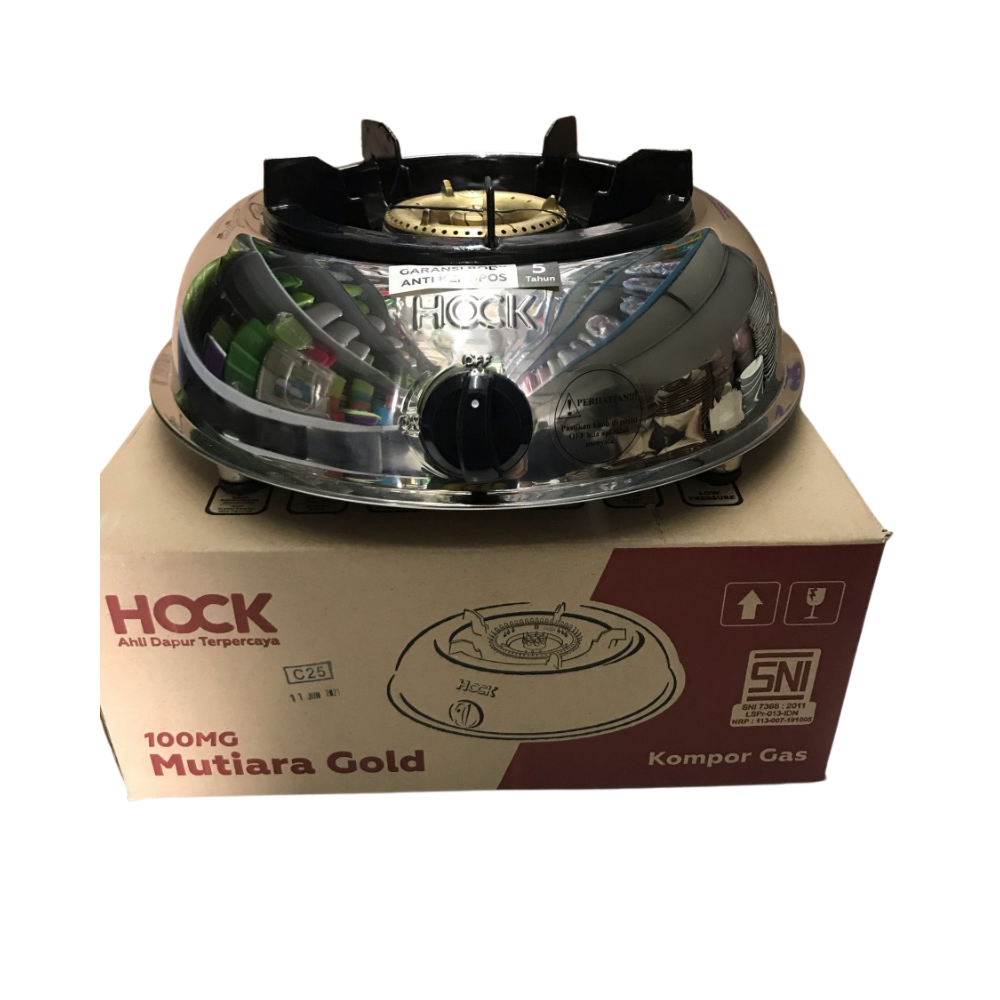 HOCK GOLD 100MG 1-BURNER STOVE (STEINLESS)
