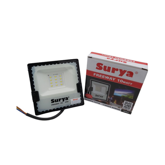 LAMPU SOROT 10W WW SURYA FREEWAY