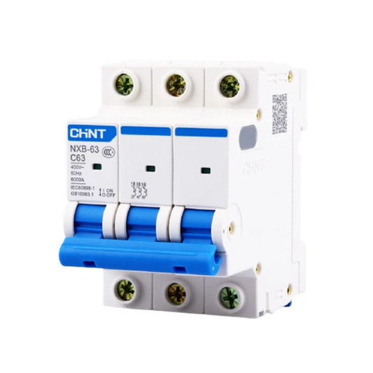 MCB 3 POLE CHINT 63A
