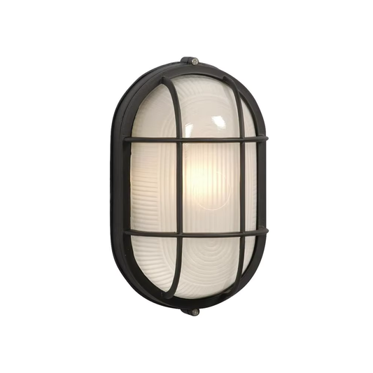 LAMPU DINDING SEGI 6 (OVAL DIKIT) (+BOLA)