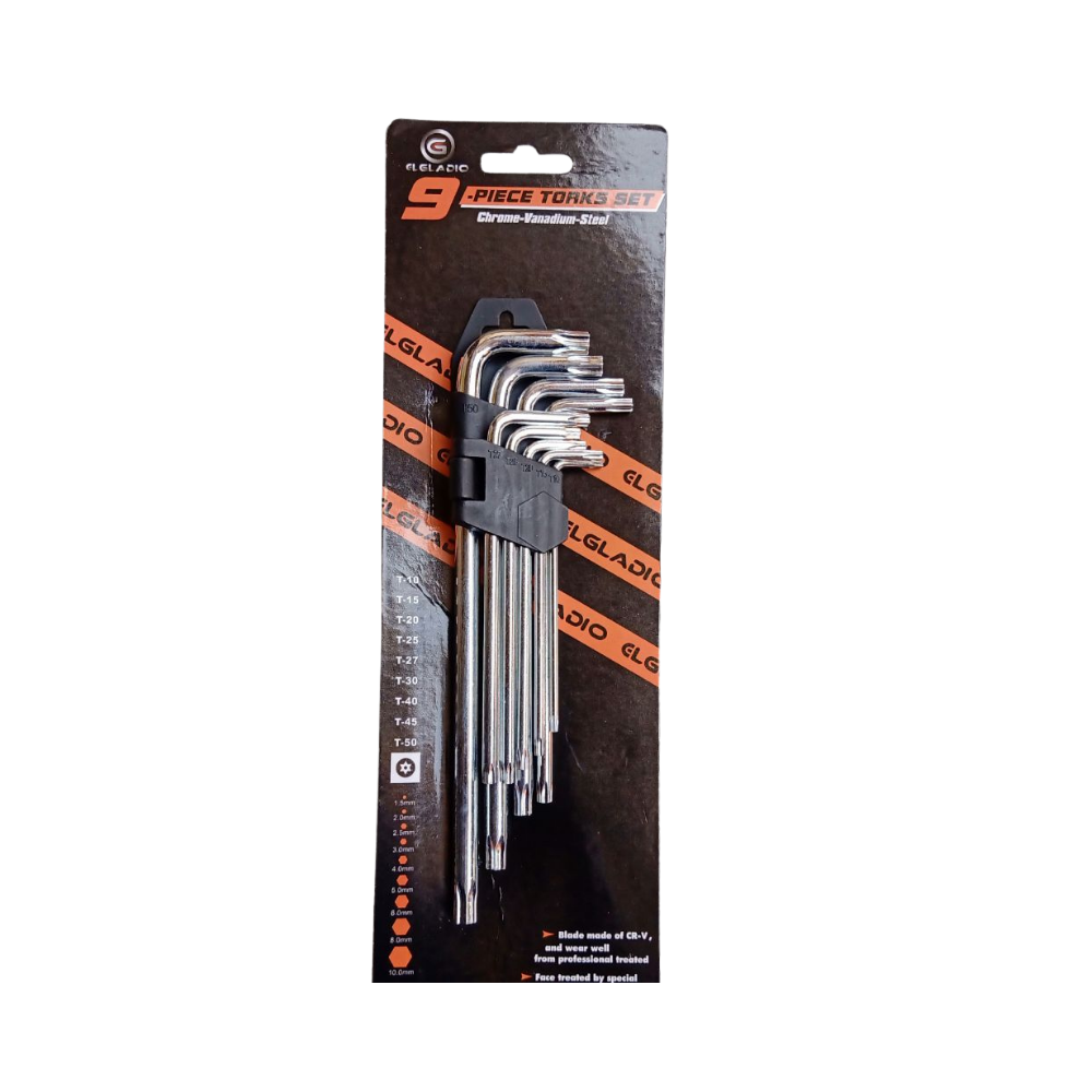 KUNCI L 9PCS PANJANG GLADIO/YS/IZM (*)