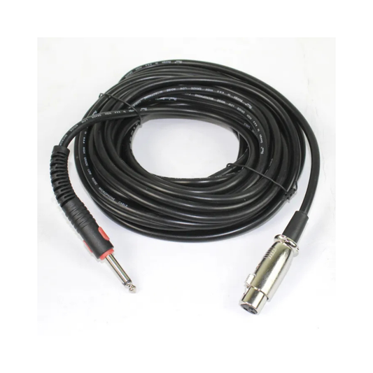 KABEL MIC 5M+JACK HITAM VISERO/OKTAV/LA BASS